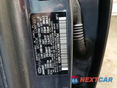 Zdjęcie 12 z 12 samochodu: 2021 HYUNDAI KONA SEL VIN:KM8K2CAAXMU723764 - miniatura