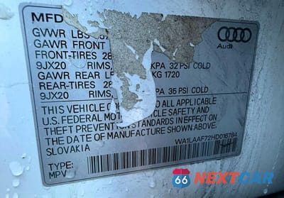 Zdjęcie 13 z 13 samochodu: 2017 AUDI Q7 PREMIUM PLUS VIN:WA1LAAF72HD016784 - miniatura