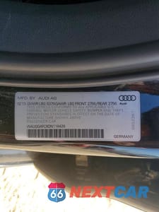 Zdjęcie 12 z 12 samochodu: 2013 AUDI A6 VIN:WAUGGAFCXDN116426 - miniatura
