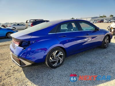 Trzecie zdjęcie samochodu z tyłu: 2024 HYUNDAI ELANTRA HYBRID LIMITED VIN:KMHLN4DJ6RU096002 - miniatura