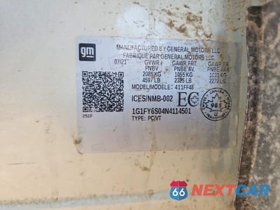 Zdjęcie 13 z 13 samochodu: 2022 CHEVROLET BOLT EUV UNKNOWN VIN:1G1FY6S04N4114501 - miniatura