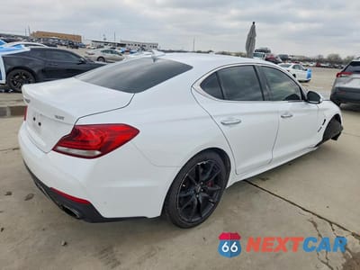 Trzecie zdjęcie samochodu z tyłu: 2019 GENESIS G70 3.3T ADVANCED VIN:KMTG54LE8KU032402 - miniatura
