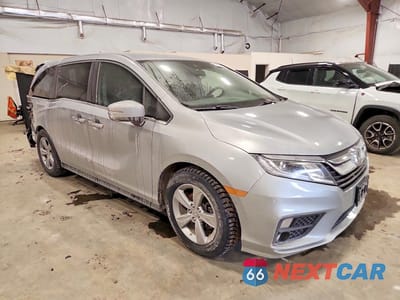 Czwarte zdjęcie samochodu z boku: 2020 HONDA ODYSSEY EX VIN:5FNRL6H55LB044468 - miniatura