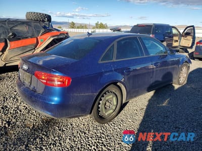 Trzecie zdjęcie samochodu z tyłu: 2014 AUDI A4 PREMIUM VIN:WAUAFAFL0EA114833 - miniatura