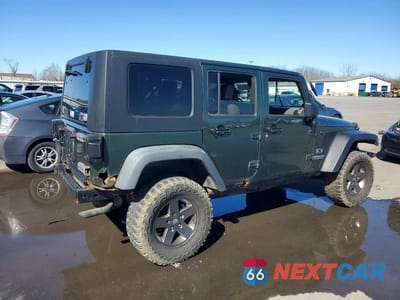 Trzecie zdjęcie samochodu z tyłu: 2009 JEEP WRANGLER UNLIMITED X VIN:1J4GA39149L719055 - miniatura