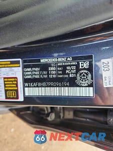 Zdjęcie 13 z 13 samochodu: 2023 MERCEDES-BENZ C 43 AMG VIN:W1KAF8HB7PR096194 - miniatura