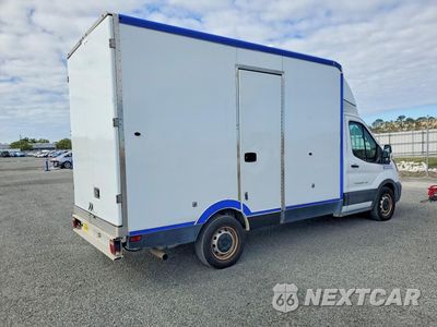 Trzecie zdjęcie samochodu z tyłu: 2021 FORD TRANSIT DELIVERY TRUCK VIN:1FDBW5Z88MKA80070 - miniatura