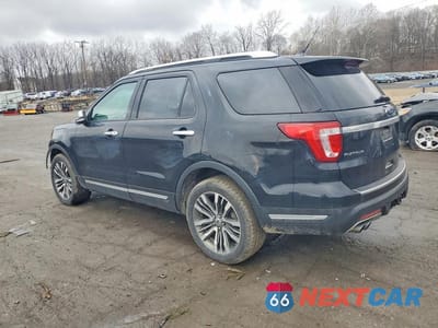 Drugie zdjęcie samochodu z przodu: 2018 FORD EXPLORER PLATINUM VIN:1FM5K8HT4JGA61871 - miniatura