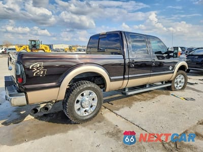 Trzecie zdjęcie samochodu z tyłu: 2013 FORD F250 SUPER DUTY VIN:1FT7W2BT0DEA46582 - miniatura