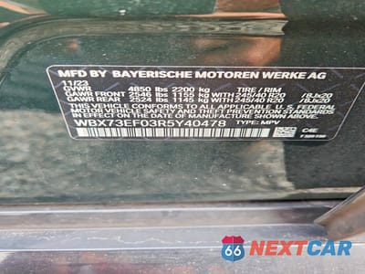 Zdjęcie 13 z 13 samochodu: 2024 BMW X1 XDRIVE28I VIN:WBX73EF03R5Y40478 - miniatura