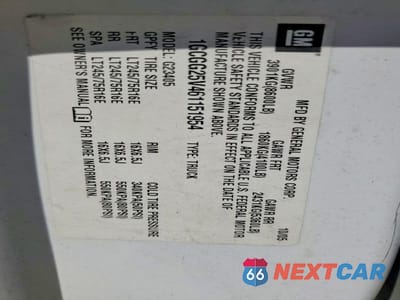 Zdjęcie 12 z 12 samochodu: 2006 CHEV EXPRESS G2500 VIN:1GCGG25V461151954 - miniatura