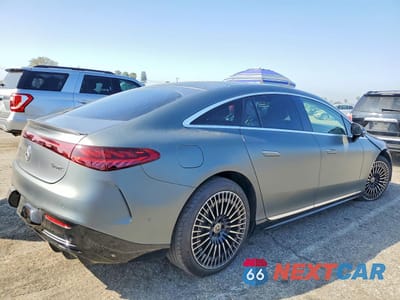 Trzecie zdjęcie samochodu z tyłu: 2022 MERCEDES-BENZ EQS SEDAN 580 4MATIC VIN:W1KCG4EB2NA019988 - miniatura