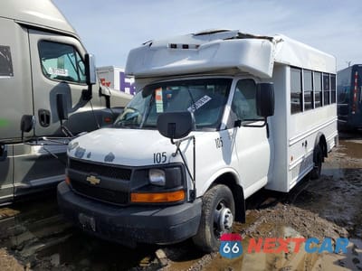 Drugie zdjęcie samochodu z przodu: 2011 CHEVROLET EXPRESS 3500 SCHOOL BUS VIN:1GB3G2BG9B1111744 - miniatura