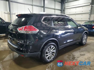 Trzecie zdjęcie samochodu z tyłu: 2014 NISSAN ROGUE SL VIN:5N1AT2MV7EC800745 - miniatura
