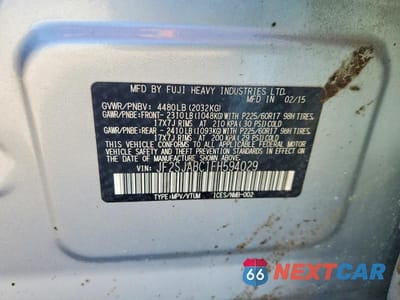 Zdjęcie 13 z 13 samochodu: 2015 SUBARU FORESTER 2.5I VIN:JF2SJABC1FH594029 - miniatura