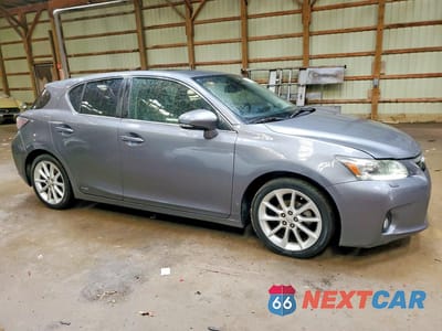 Czwarte zdjęcie samochodu z boku: 2012 LEXUS CT 200H BASE VIN:JTHKD5BH9C2087496 - miniatura
