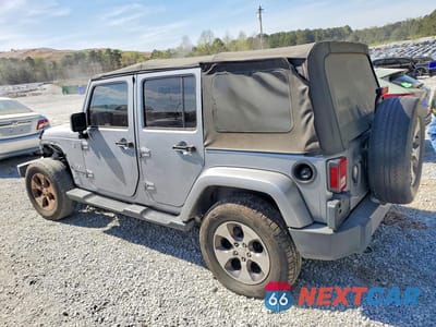 Drugie zdjęcie samochodu z przodu: 2018 JEEP WRANGLER UNLIMITED SAHARA VIN:1C4HJWEG5JL919145 - miniatura