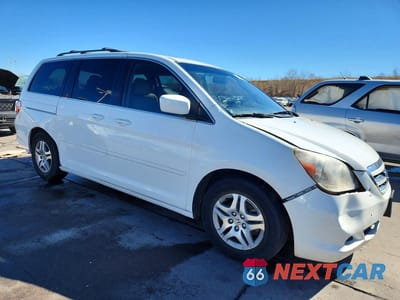 Czwarte zdjęcie samochodu z boku: 2007 HONDA ODYSSEY EXL VIN:5FNRL38627B410075 - miniatura