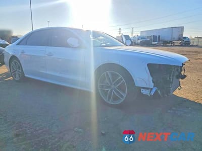 Czwarte zdjęcie samochodu z boku: 2017 AUDI A8 L QUATTRO VIN:WAU43AFDXHN005503 - miniatura