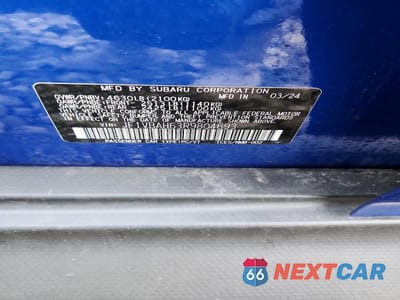 Zdjęcie 12 z 12 samochodu: 2024 SUBARU WRX PREMIUM VIN:JF1VBAH63R9804693 - miniatura