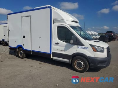 Czwarte zdjęcie samochodu z boku: 2020 FORD TRANSIT DELIVERY TRUCK VIN:1FDBW5Z81LKA95573 - miniatura