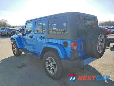 Drugie zdjęcie samochodu z przodu: 2016 JEEP WRANGLER UNLIMITED SAHARA VIN:1C4BJWEG7GL156866 - miniatura