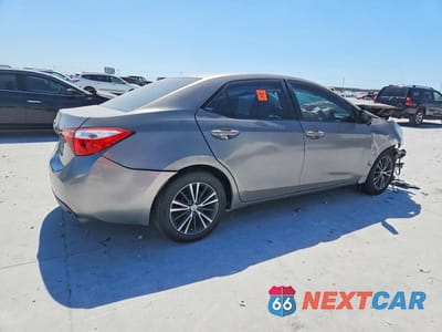 Trzecie zdjęcie samochodu z tyłu: 2015 TOYOTA COROLLA LE VIN:2T1BURHE5FC434253 - miniatura