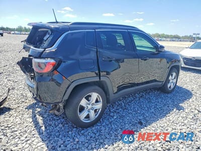 Trzecie zdjęcie samochodu z tyłu: 2022 JEEP COMPASS LATITUDE VIN:3C4NJCBB5NT214446 - miniatura