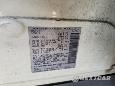 Zdjęcie 14 z 14 samochodu: 2017 NISSAN ROGUE SL VIN:5N1AT2MT9HC866068 - miniatura