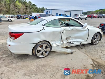 Trzecie zdjęcie samochodu z tyłu: 2010 LEXUS IS 250C BASE VIN:JTHFF2C25A2504548 - miniatura