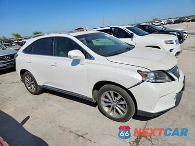 Czwarte zdjęcie samochodu z boku: 2013 LEXUS RX 350 BASE VIN:2T2ZK1BA2DC104767 - miniatura