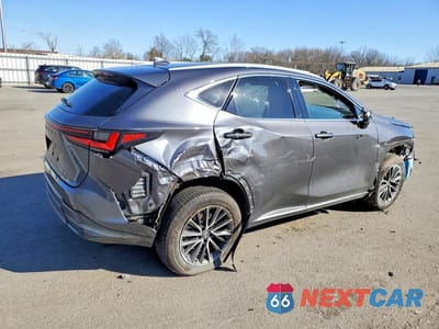 Trzecie zdjęcie samochodu z tyłu: 2023 LEXUS NX 350 PREMIUM VIN:2T2GGCEZ6PC027105 - miniatura