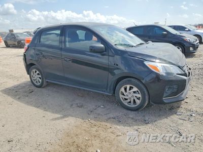 Czwarte zdjęcie samochodu z boku: 2022 MITSUBISHI MIRAGE ES VIN:ML32AUHJ1NH005598 - miniatura