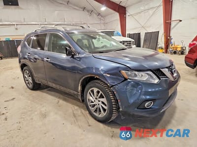 Czwarte zdjęcie samochodu z boku: 2014 NISSAN ROGUE SL VIN:5N1AT2MV6EC792802 - miniatura
