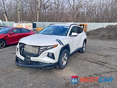 Drugie zdjęcie samochodu z przodu: 2022 HYUNDAI TUCSON SEL VIN:5NMJBCAE7NH036754 - miniatura