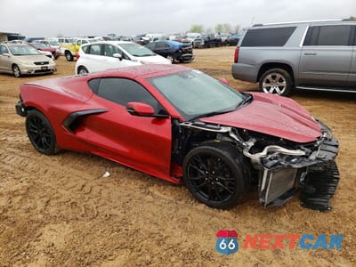 Czwarte zdjęcie samochodu z boku: 2024 CHEVROLET CORVETTE STINGRAY 2LT VIN:1G1YB2D42R5117562 - miniatura