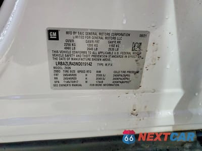 Zdjęcie 13 z 13 samochodu: 2022 BUICK ENVISION PREFERRED VIN:LRBAZLR43ND019142 - miniatura