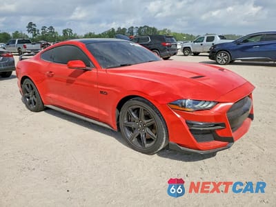 Czwarte zdjęcie samochodu z boku: 2019 FORD MUSTANG GT VIN:1FA6P8CF0K5187854 - miniatura