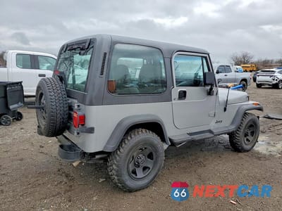 Trzecie zdjęcie samochodu z tyłu: 1994 JEEP WRANGLER / YJ SE VIN:1J4FY29S6RP438796 - miniatura