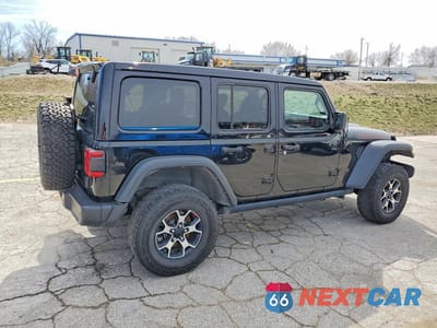 Trzecie zdjęcie samochodu z tyłu: 2022 JEEP WRANGLER UNLIMITED RUBICON VIN:1C4HJXFGXNW277465 - miniatura
