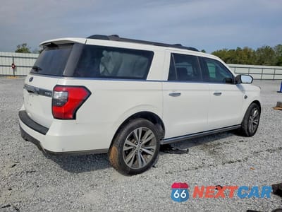 Trzecie zdjęcie samochodu z tyłu: 2020 FORD EXPEDITION MAX KING RANCH VIN:1FMJK1NT6LEA73142 - miniatura