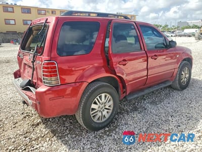 Trzecie zdjęcie samochodu z tyłu: 2005 MERCURY MARINER VIN:4M2CU57115DJ03483 - miniatura