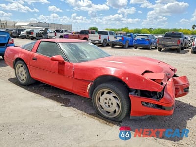 Czwarte zdjęcie samochodu z boku: 1992 CHEVROLET CORVETTE VIN:1G1YY23P0N5101963 - miniatura