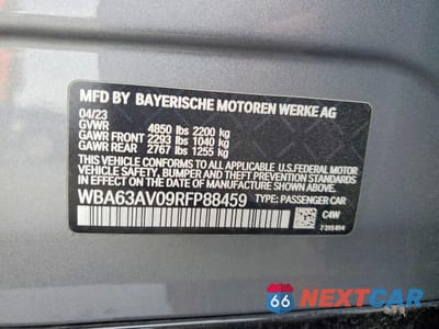 Zdjęcie 12 z 12 samochodu: 2024 BMW 430I GRAN COUPE VIN:WBA63AV09RFP88459 - miniatura