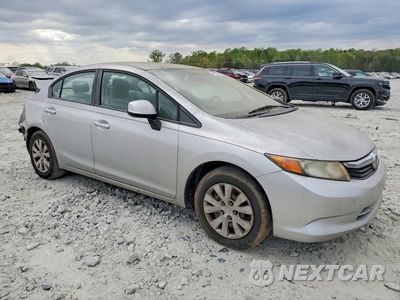 Czwarte zdjęcie samochodu z boku: 2012 HONDA CIVIC LX VIN:2HGFB2F5XCH303016 - miniatura