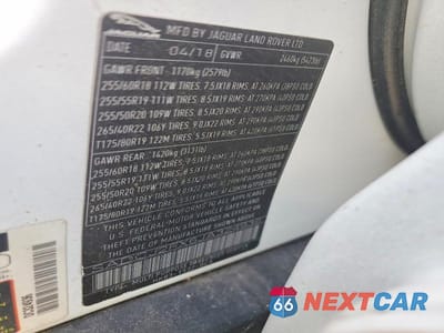 Zdjęcie 13 z 13 samochodu: 2018 JAGUAR F-PACE PREMIUM VIN:SADCJ2FX6JA324936 - miniatura