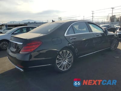 Trzecie zdjęcie samochodu z tyłu: 2018 MERCEDES-BENZ S 450 VIN:WDDUG6GB6JA421181 - miniatura