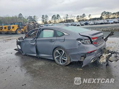 Drugie zdjęcie samochodu z przodu: 2019 HONDA ACCORD SPORT VIN:1HGCV1F30KA113273 - miniatura