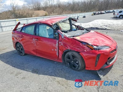 Czwarte zdjęcie samochodu z boku: 2021 TOYOTA PRIUS 2020 EDITION VIN:JTDKAMFU6M3128951 - miniatura