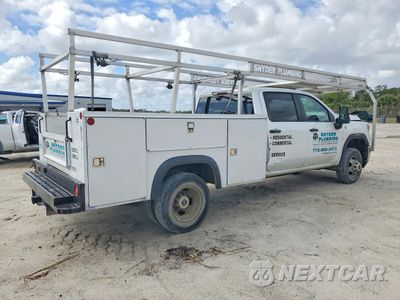 Trzecie zdjęcie samochodu z tyłu: 2021 GMC SIERRA C3500 VIN:1GD48PE79MF283506 - miniatura